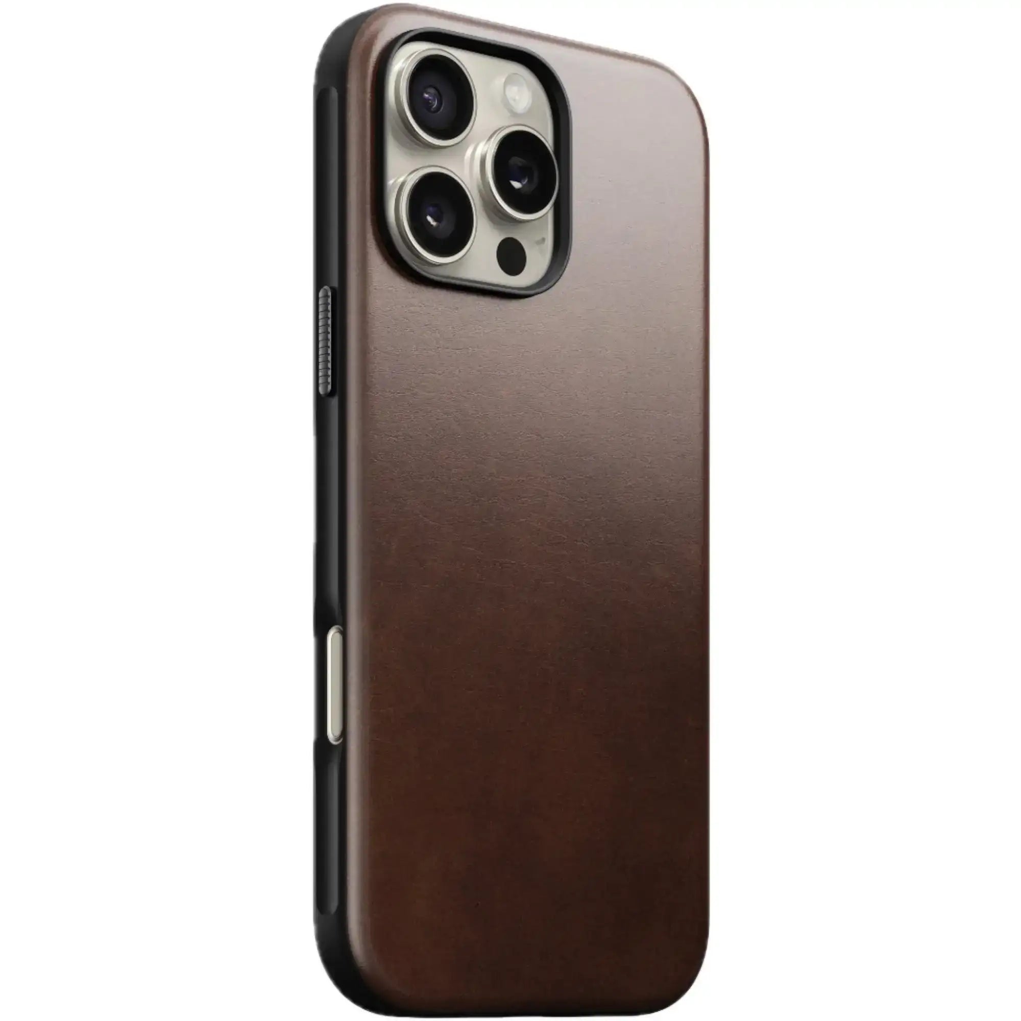Nomad – Modern Leather Case for iPhone 16 / Plus / Pro / Pro Max with MagSafe - Skórzane Etui na iPhone z MagSafe