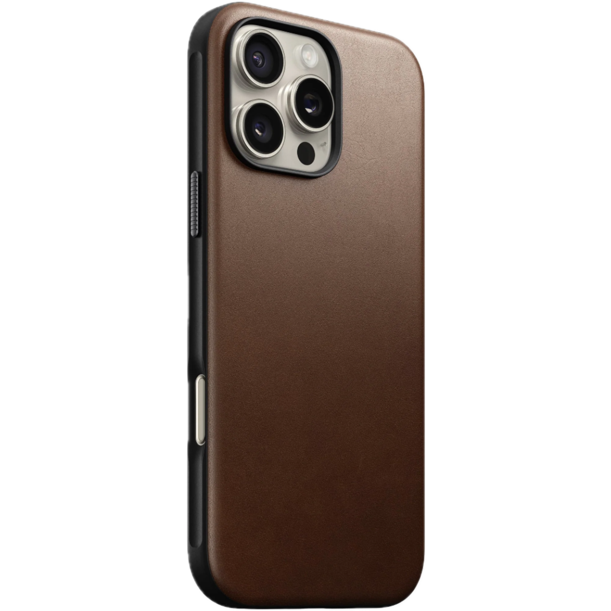 Nomad – Modern Leather Case for iPhone 16 / Plus / Pro / Pro Max with MagSafe - Skórzane Etui na iPhone z MagSafe