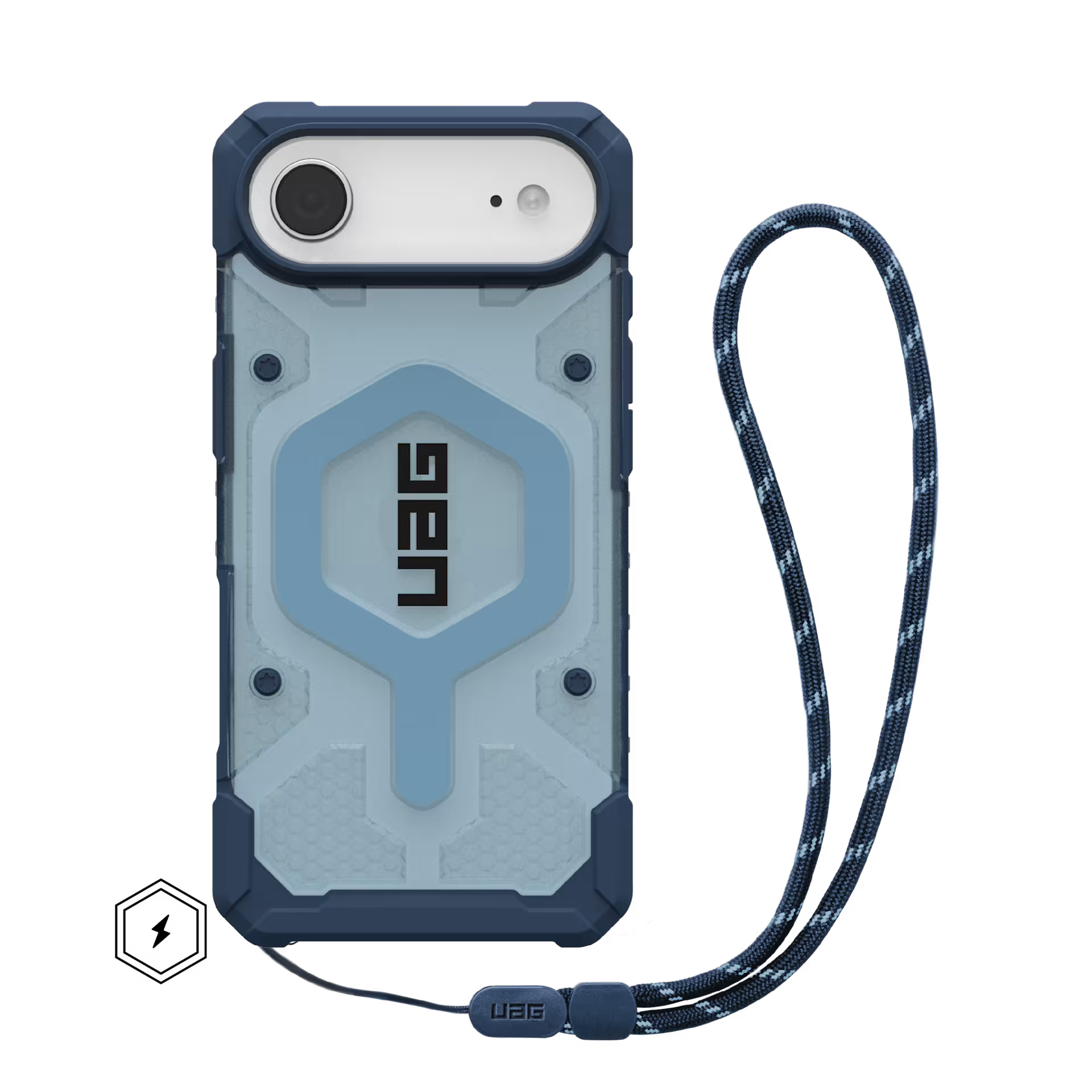 UAG - Pathfinder Clear Case & Lanyard - Etui przezroczyste ze smyczą do iPhone 17 / Pro / Pro Max / Air