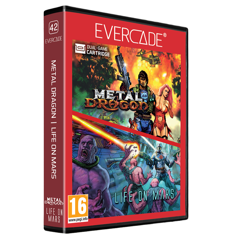 Evercade - Metal Dragon & Life on Mars - Zestaw Gier Retro