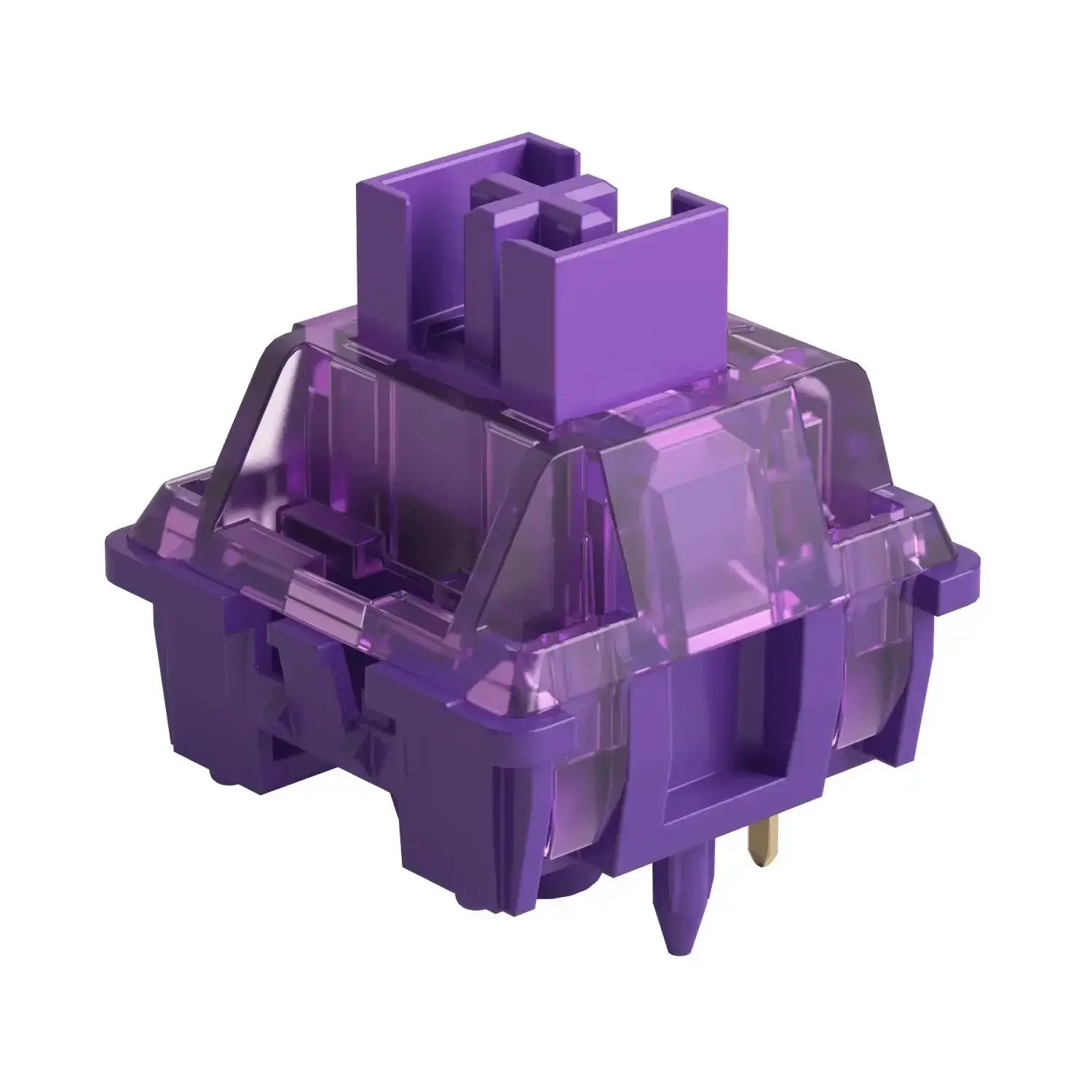 Fioletowy switch mechaniczny do klawiatury, przezroczysta obudowa, switch Pro Lavender
