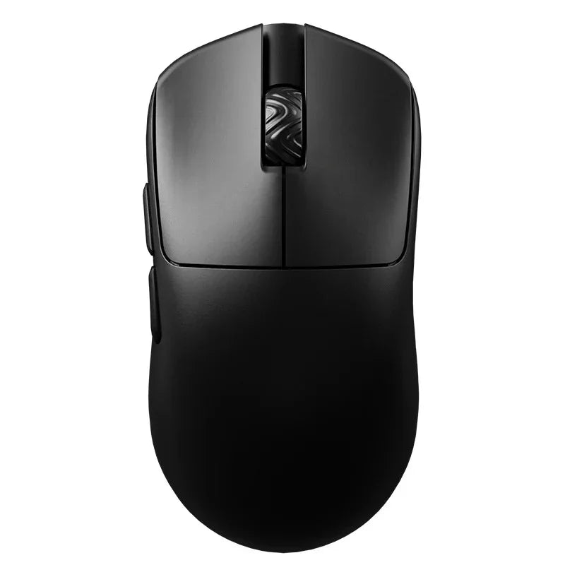 Czarna mysz komputerowa do biura i gier, ergonomiczna, idealna do home office