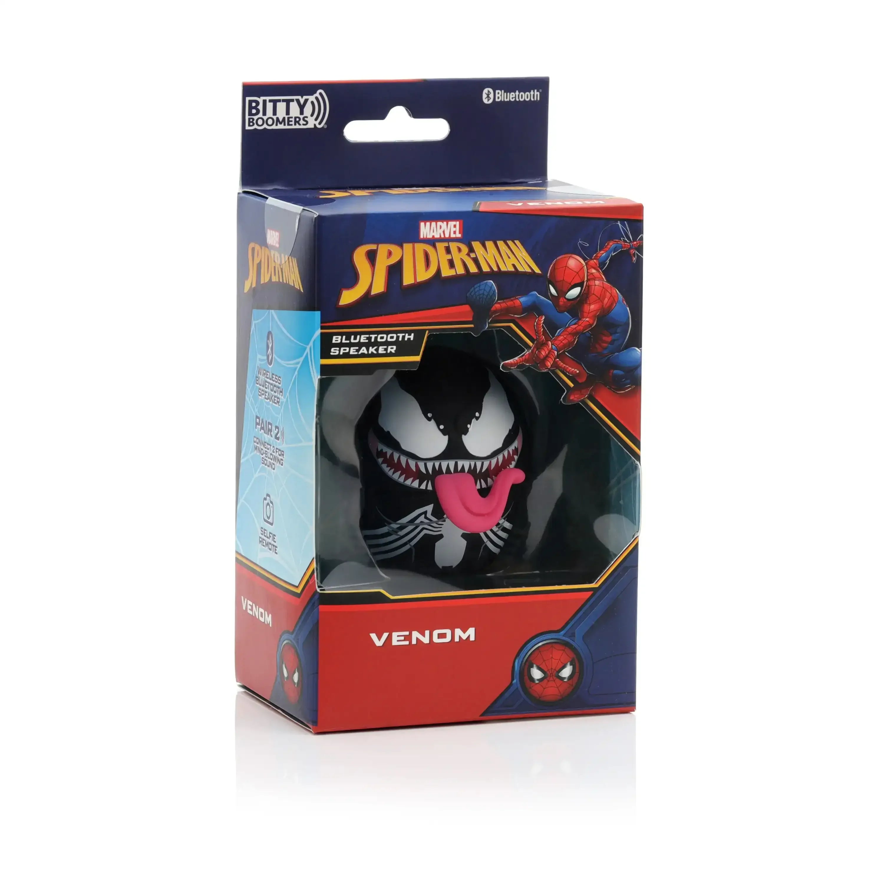 Głośnik Bluetooth Marvel Spider-Man Venom w pudełku, kolekcjonerski gadżet biurkowy