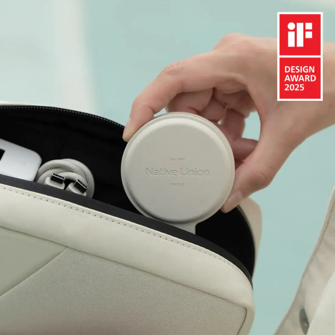 Native Union - Voyage 2-in-1 Magnetic Wireless Charger - Magnetyczna Ładowarka Bezprzewodowa 2w1