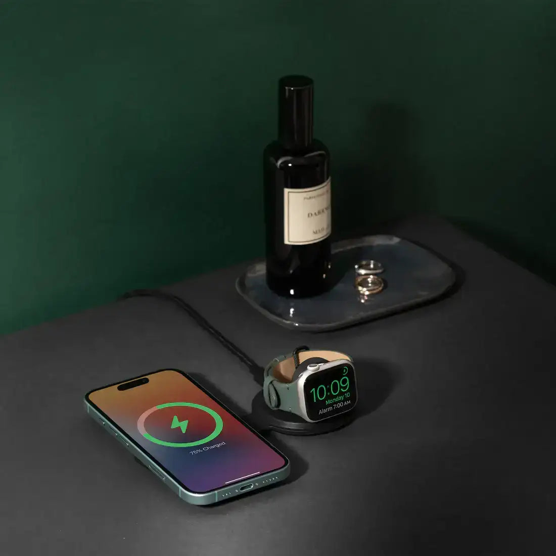 Native Union - Voyage 2-in-1 Magnetic Wireless Charger - Magnetyczna Ładowarka Bezprzewodowa 2w1