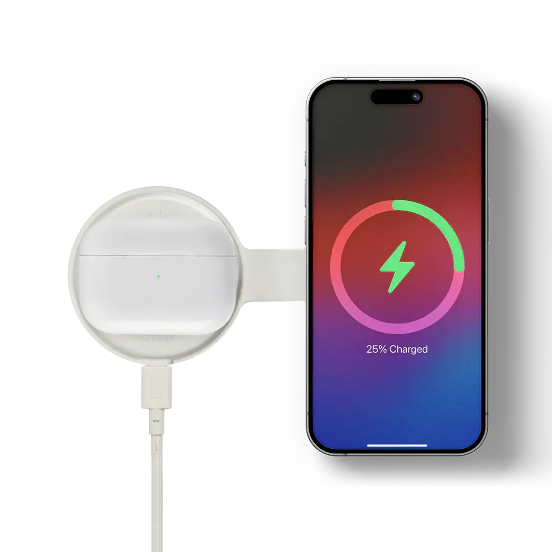 Native Union - Voyage 2-in-1 Magnetic Wireless Charger - Magnetyczna Ładowarka Bezprzewodowa 2w1