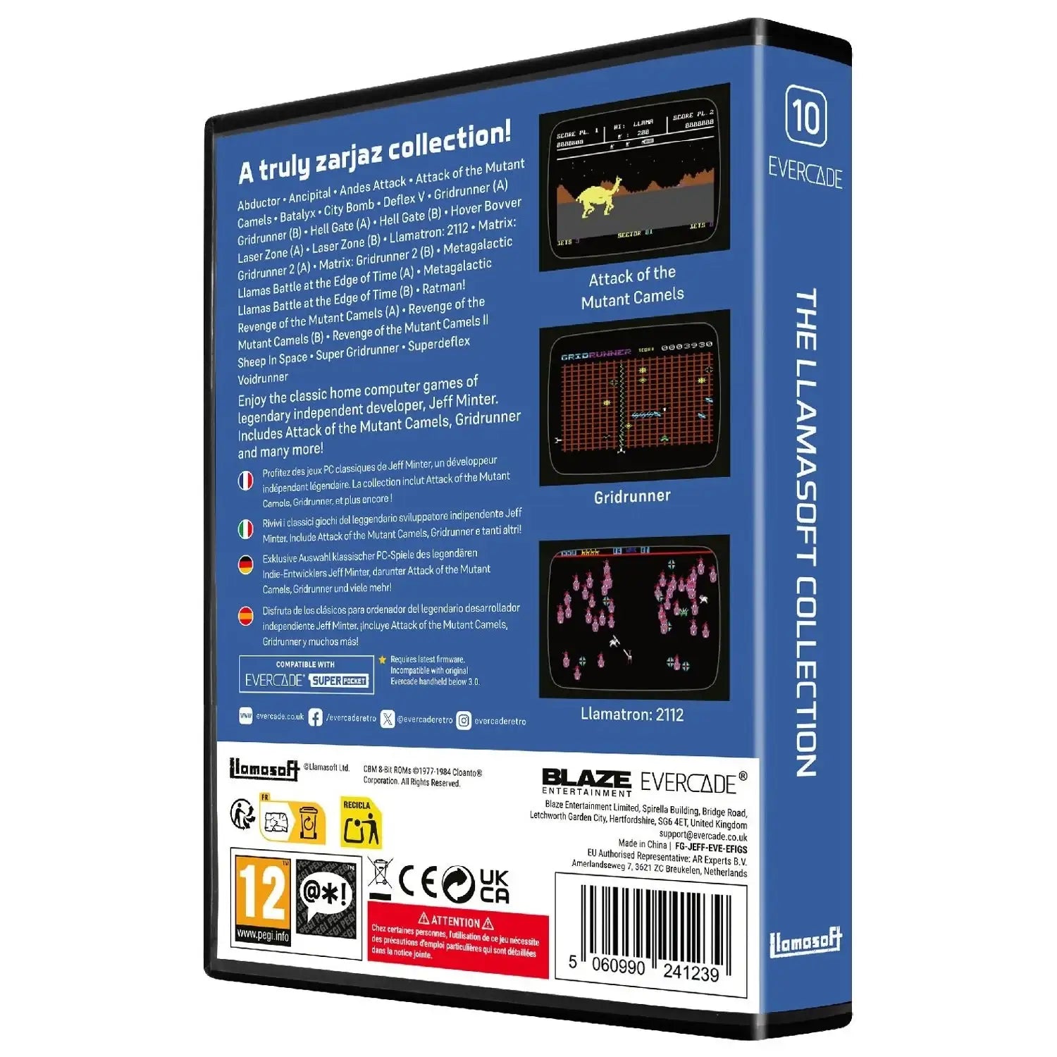 Evercade - The Llamasoft Collection - Zestaw Gier Retro