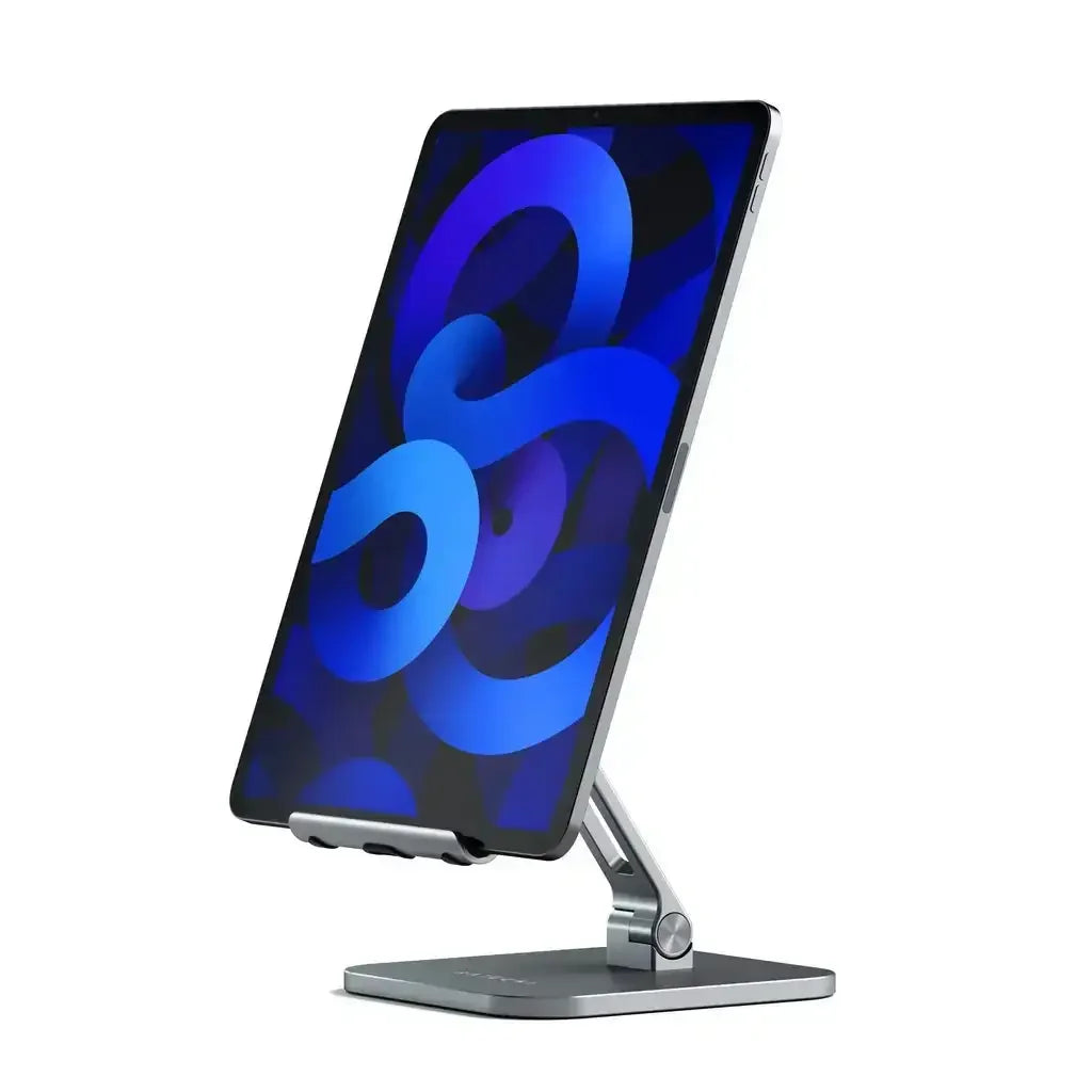 Aluminiowy stojak na tablet do biurka, nowoczesne akcesorium do home office