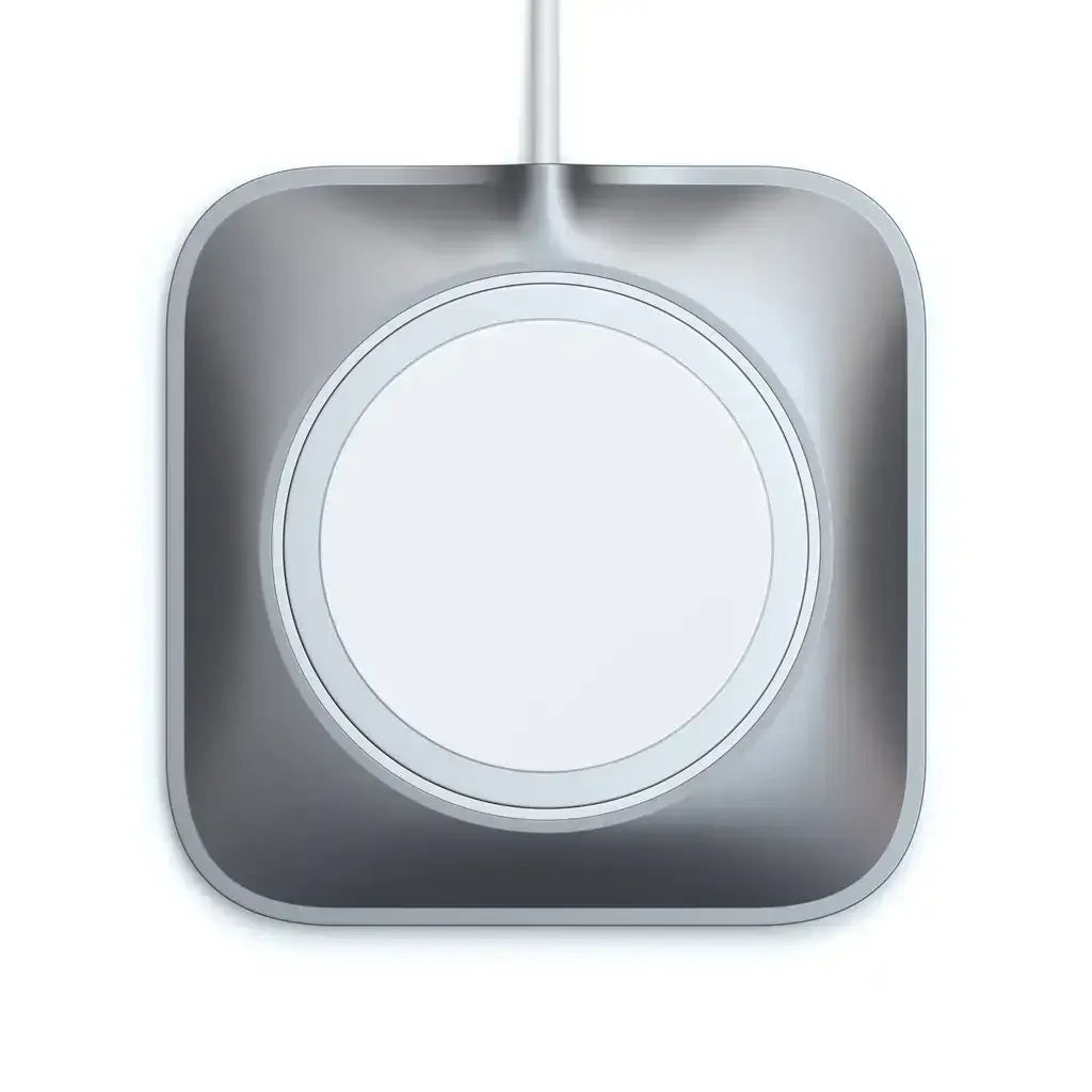 Aluminiowa stacja dokująca do ładowarki MagSafe, akcesorium do biurka, widok z góry