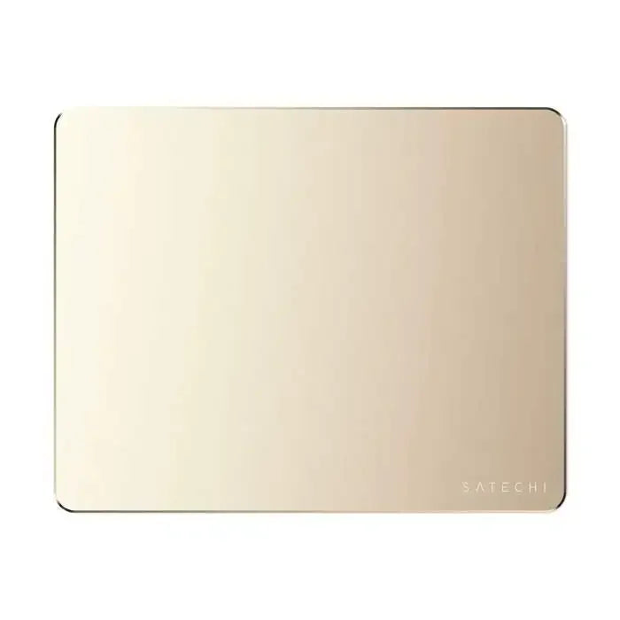 Aluminiowa podkładka pod mysz w kolorze złotym, minimalistyczny design Satechi