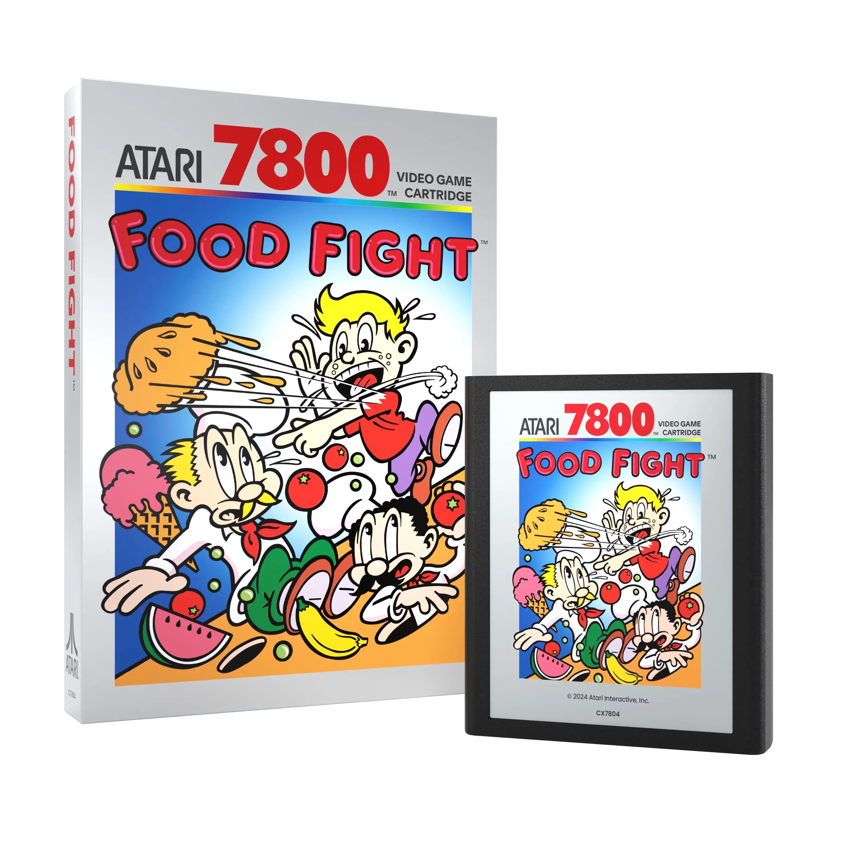 Atari - Food Fight 7800 Gra Retro