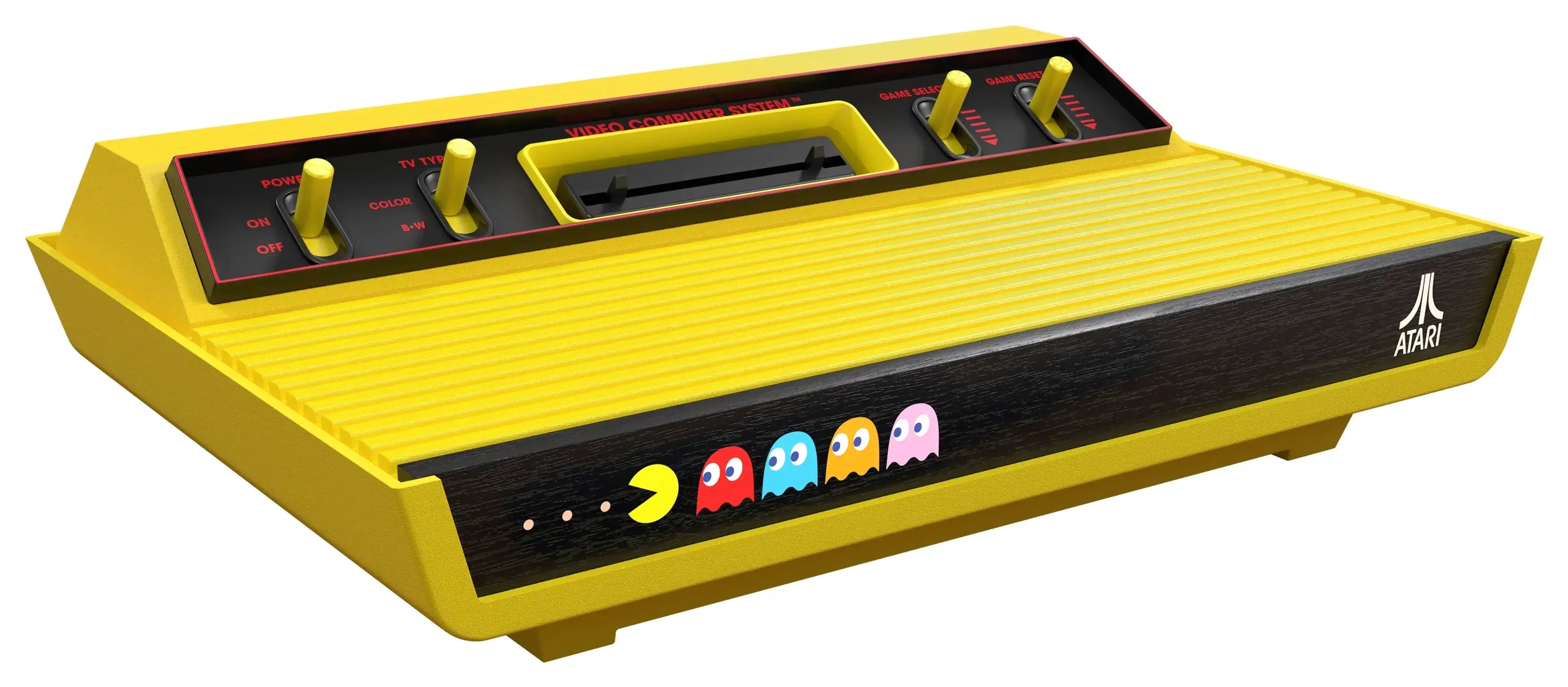 Atari - 2600+ PAC-MAN Edition Console & Joystick - Retro Konsola z Joystickiem