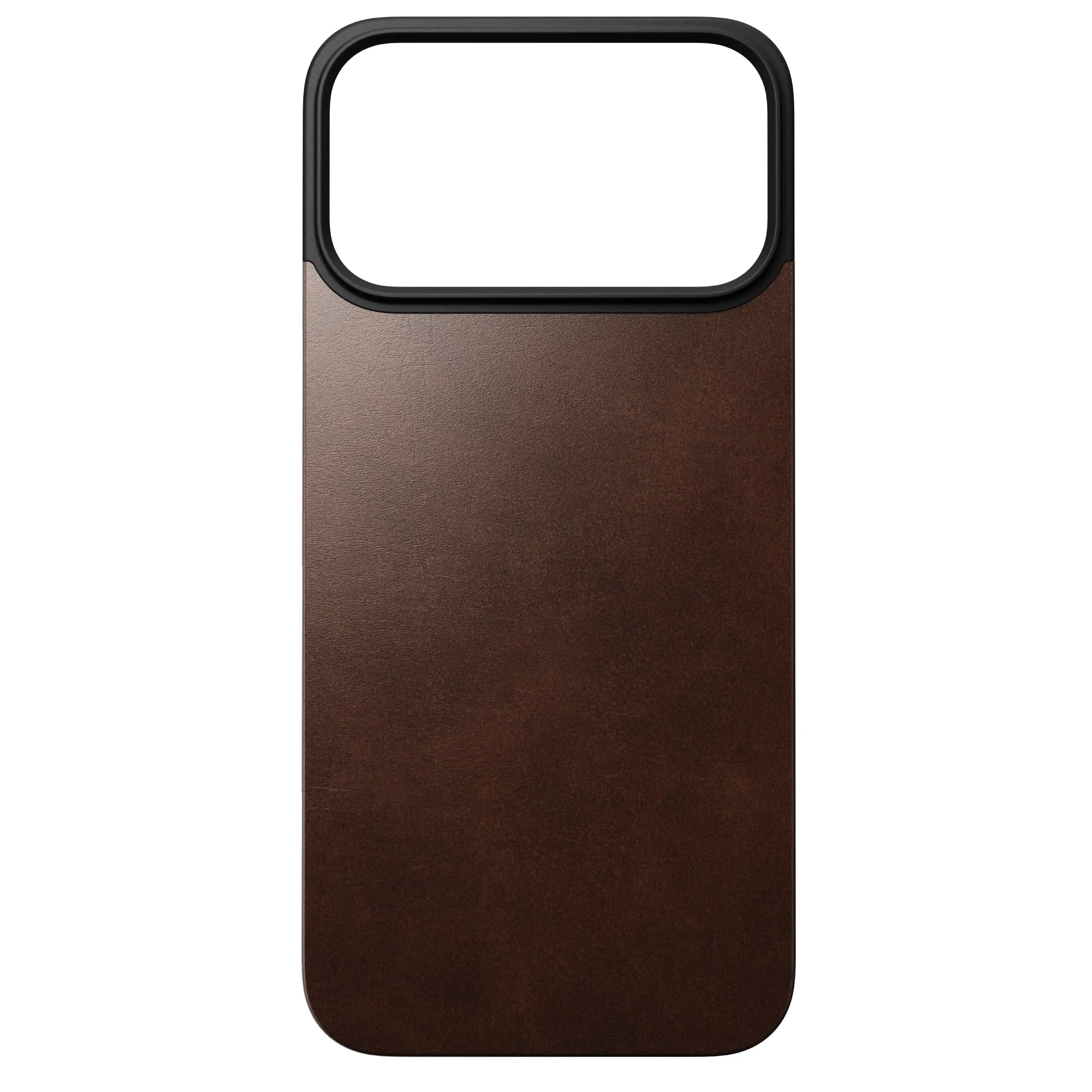 Nomad – Magnetic Leather Back for iPhone 17 Air / Pro / ProMax with MagSafe - Skórzane Etui z MagSafe