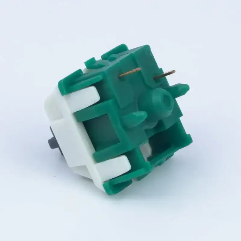 Mechaniczny switch do klawiatury, zielono-biały, akcesorium do personalizacji klawiatur