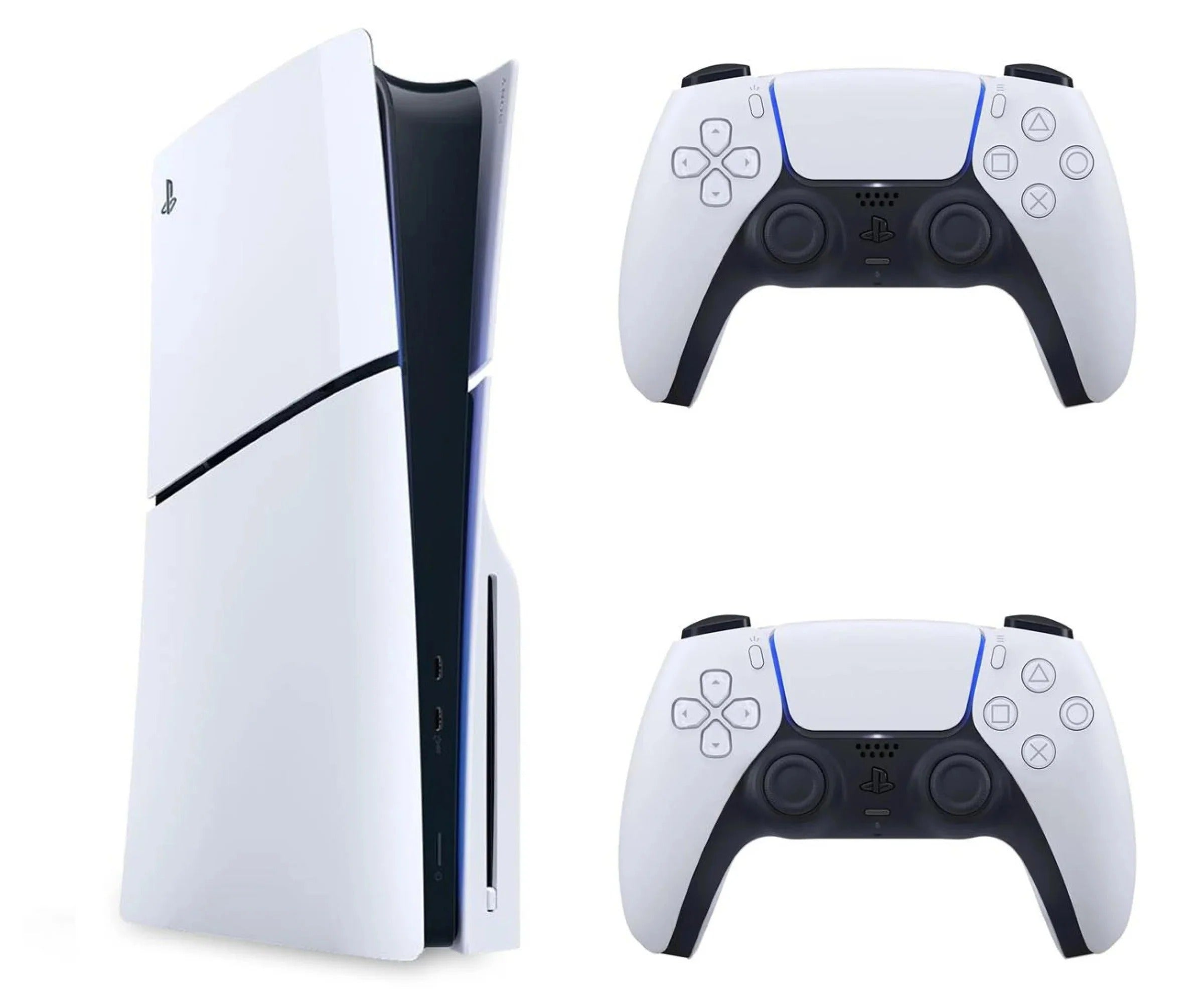Sony - Konsola PlayStation 5 Slim z Dwoma Kontrolerami DualSense + Stacja Ładująca DualSense - Zestaw