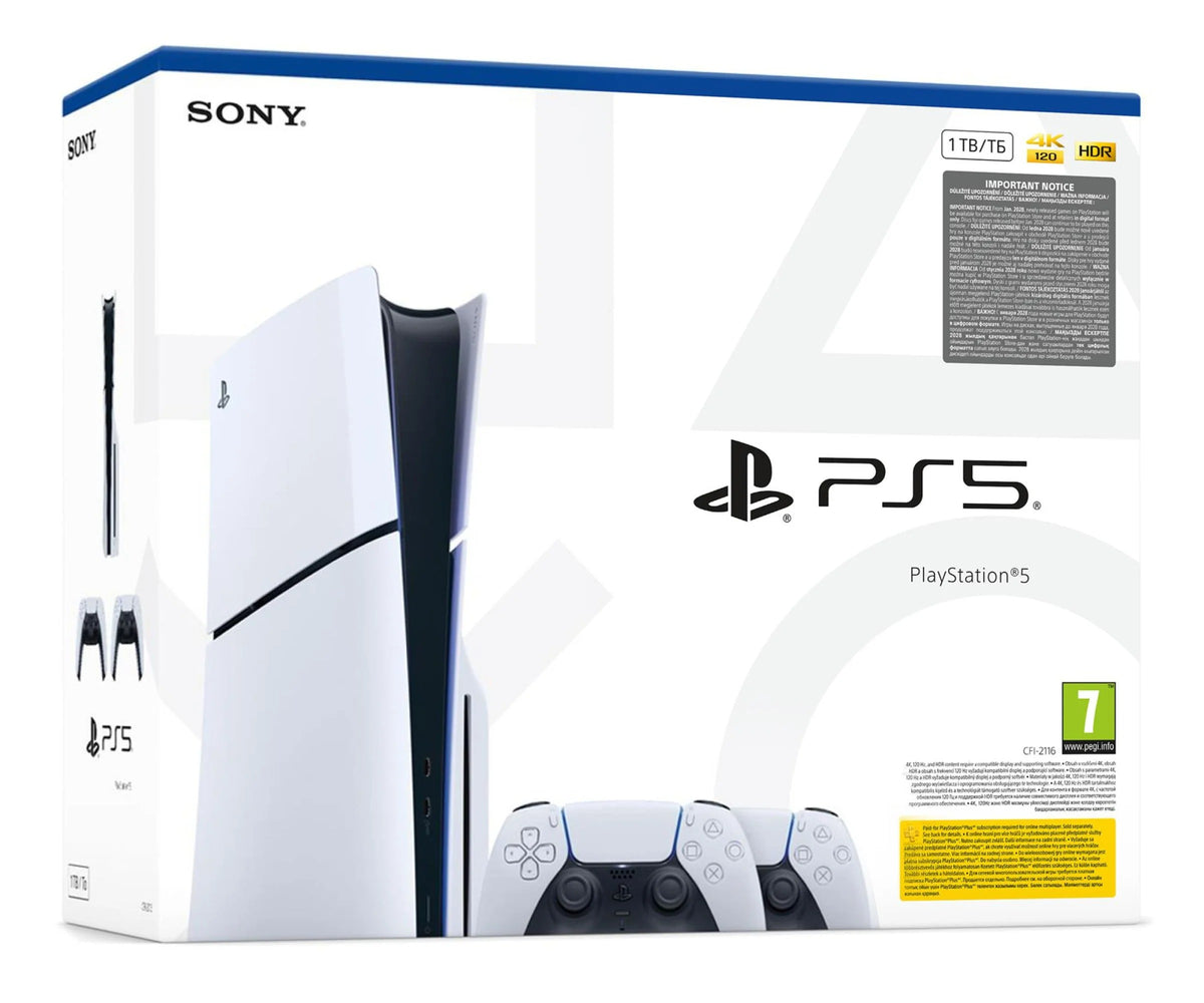Sony - Konsola PlayStation 5 Slim z Dodatkowym Kontrolerem DualSense