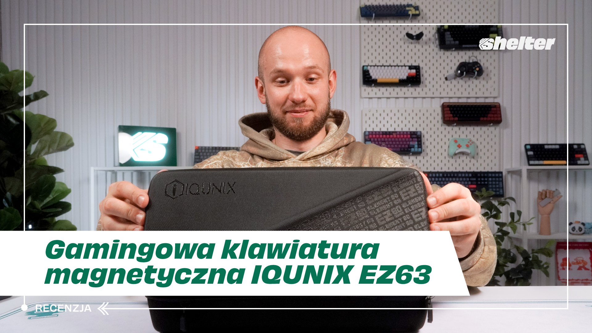 Załaduj wideo: Gamingowa klawiatura magnetyczna Iqunix EZ63