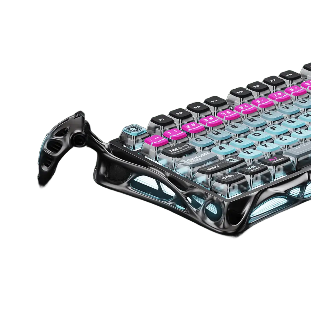 GravaStar - Mercury V75 Pro Cyberpunk Wired Magnetic Keyboard - Przewodowa Klawiatura Magnetyczna