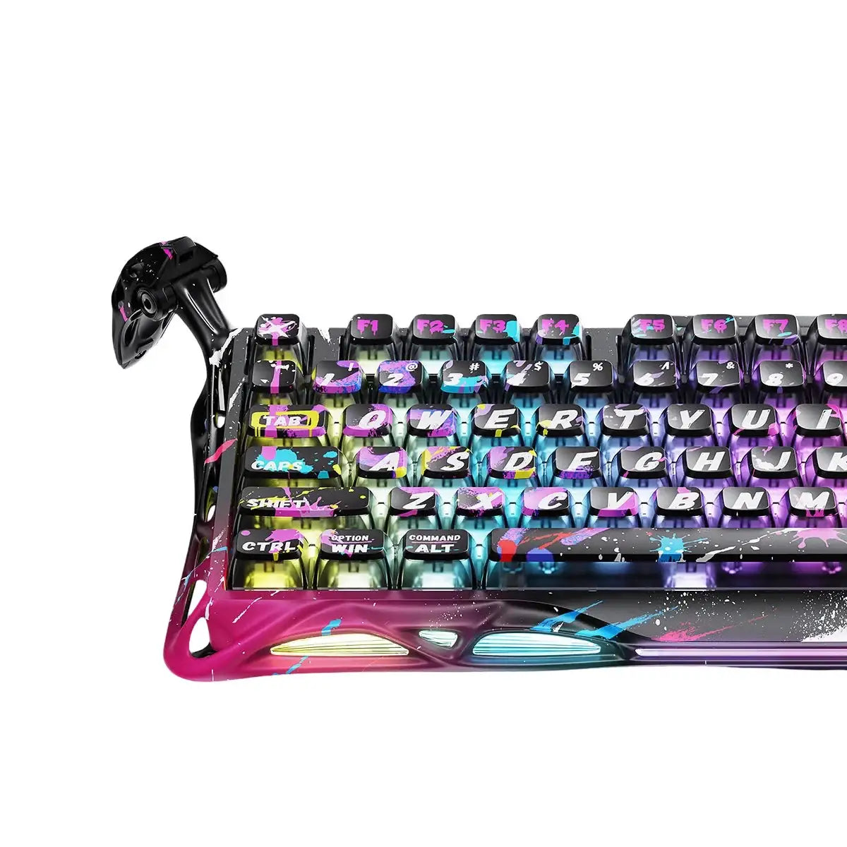 GravaStar - Mercury V75 Pro Neon Graffiti Wired Magnetic Keyboard - Przewodowa Klawiatura Magnetyczna