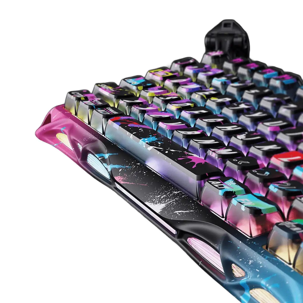 GravaStar - Mercury V75 Pro Neon Graffiti Wired Magnetic Keyboard - Przewodowa Klawiatura Magnetyczna