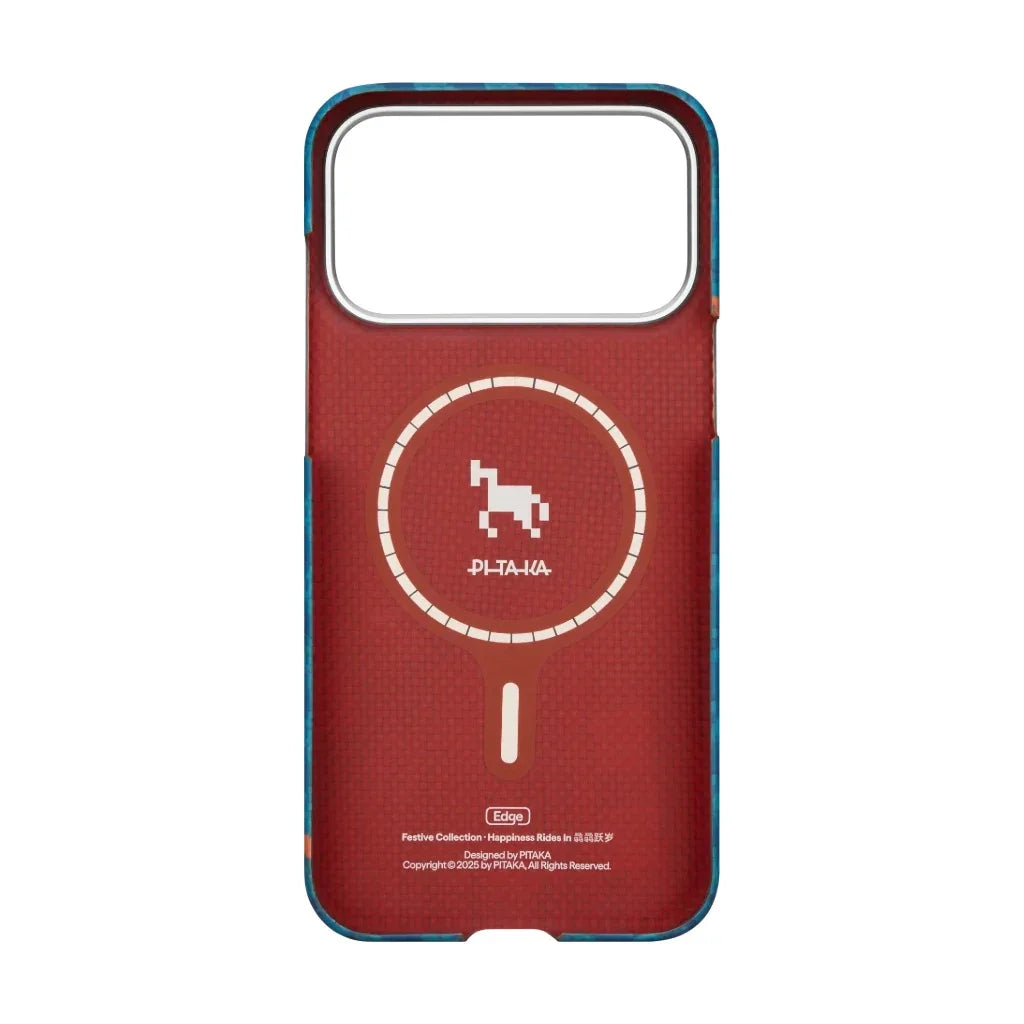 Pitaka - Happiness Rides Edge Case for iPhone 17 Pro / Pro Max - Ultracienkie Etui do iPhona