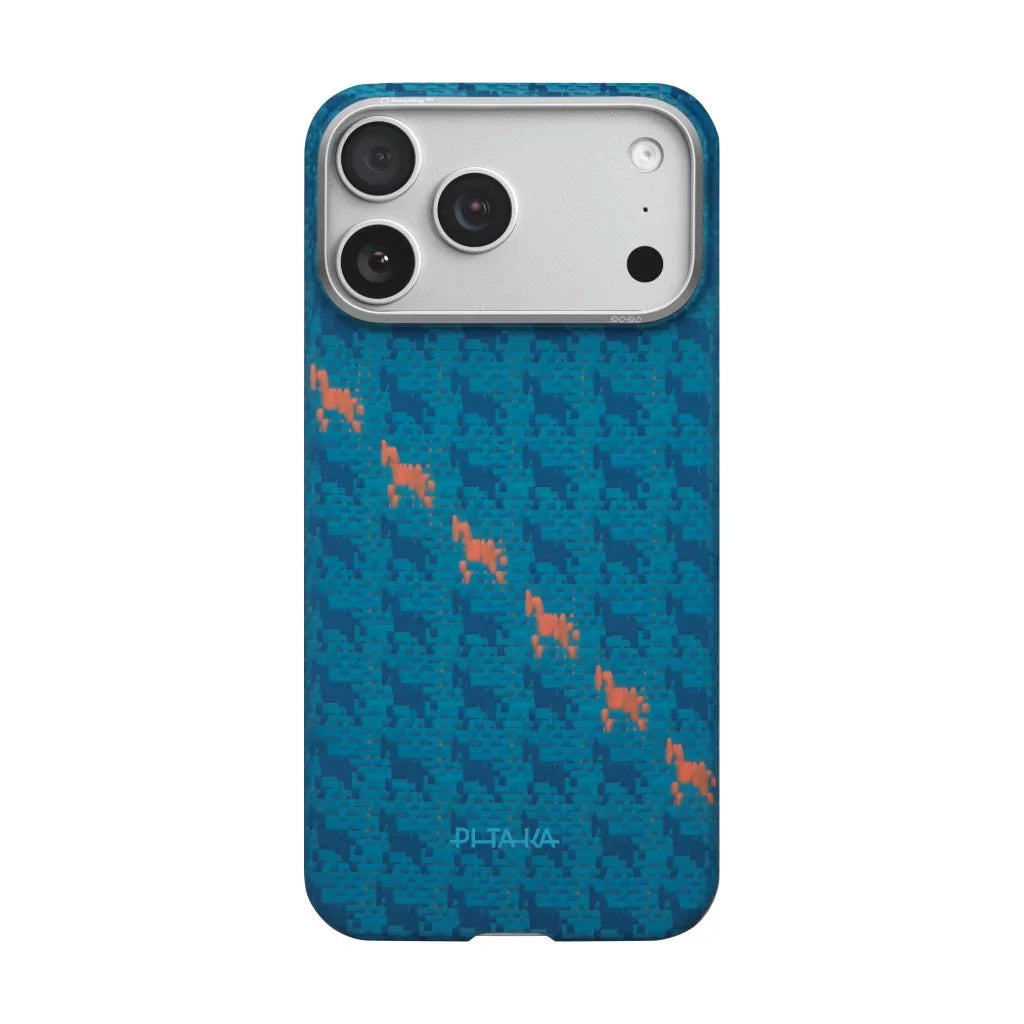 Pitaka - Happiness Rides Edge Case for iPhone 17 Pro / Pro Max - Ultracienkie Etui do iPhona