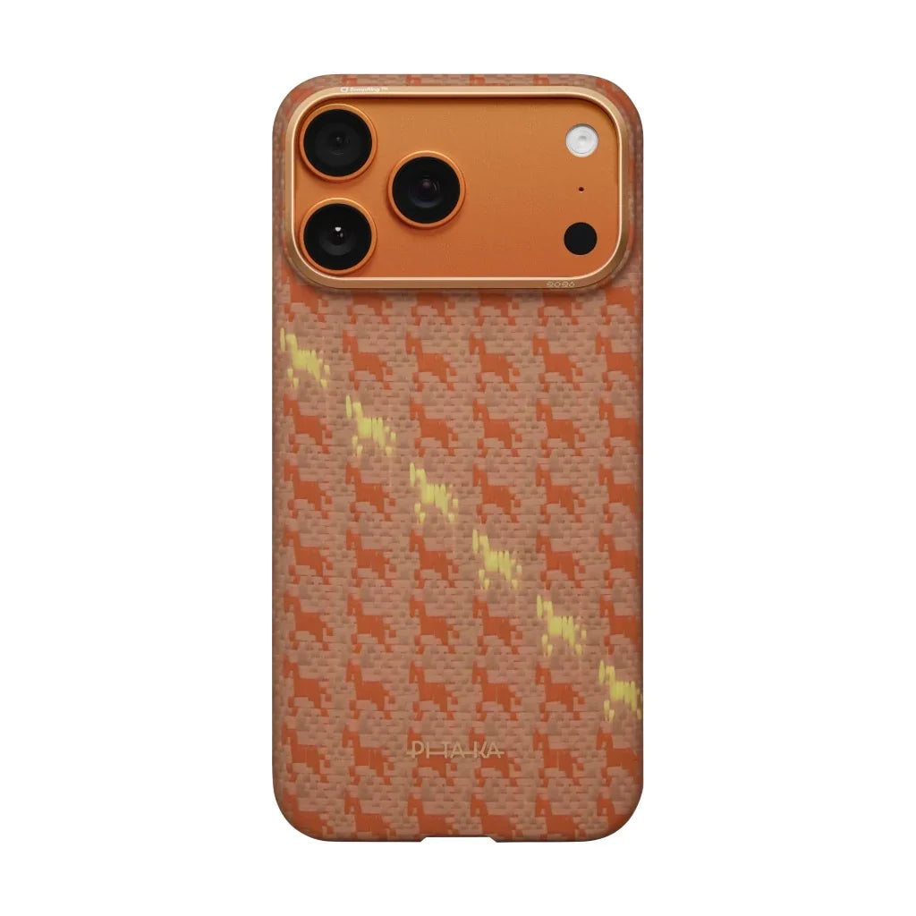 Pitaka - Happiness Rides Edge Case for iPhone 17 Pro / Pro Max - Ultracienkie Etui do iPhona
