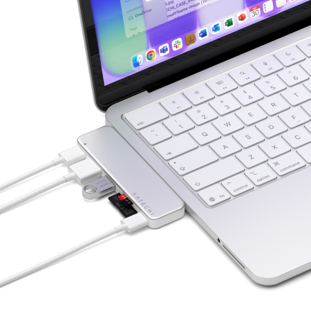 Satechi - 5-in-1 USB-C Snap Hub - Adapter do Urządzeń Mobilnych