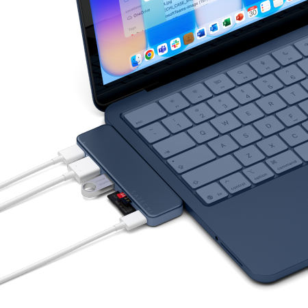 Satechi - 5-in-1 USB-C Snap Hub - Adapter do Urządzeń Mobilnych