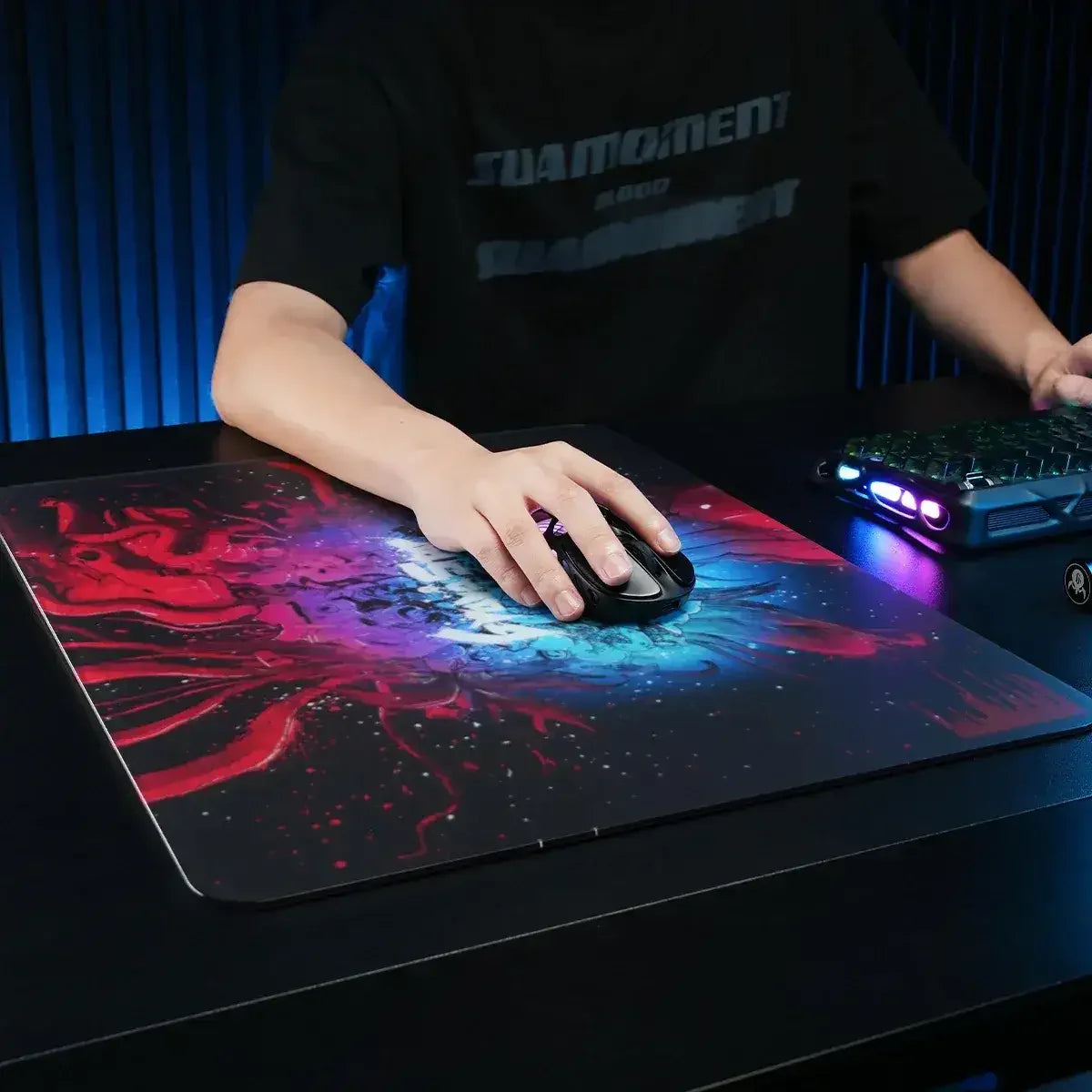 GravaStar - Mouse Pad Tempered Glass - Mata pod Myszkę 50x40 cm ze Szkła Hartowanego