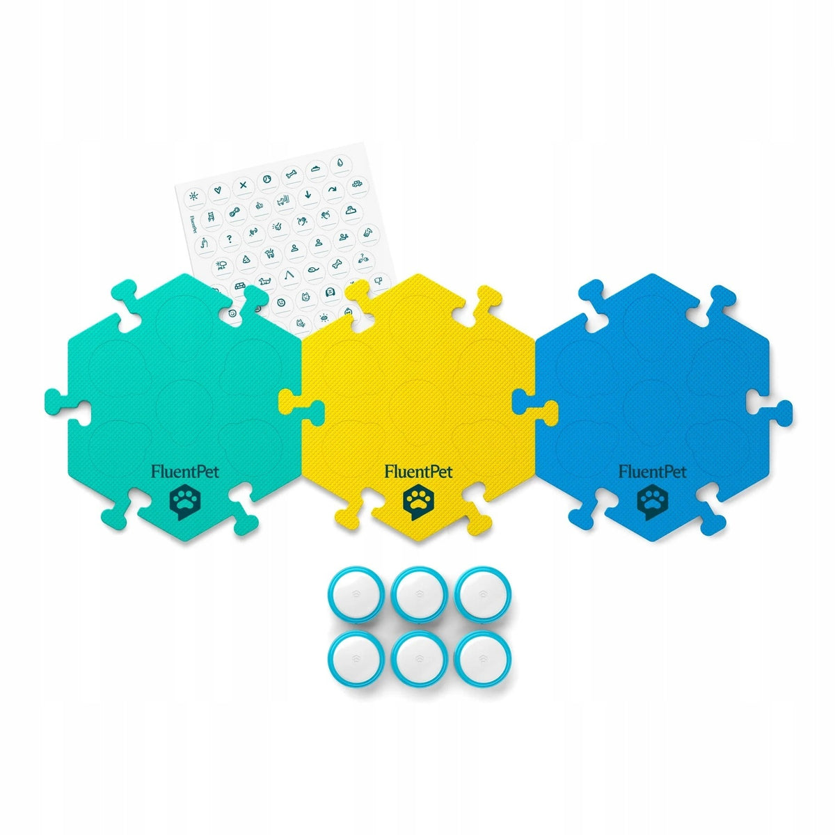 FluentPet - Connect Get Started Expansion Kit - Zestaw 6 Przycisków