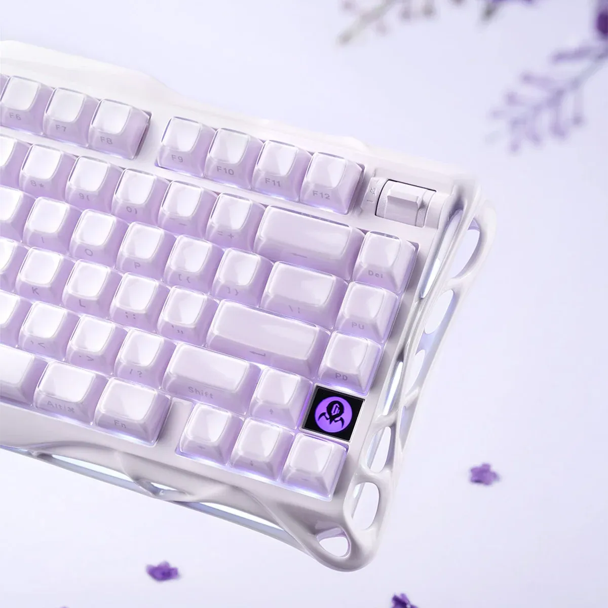 GravaStar - Mercury K1 Special Edition Lavender Purple Wireless Mechanical Keyboard - Bezprzewodowa Klawiatura Mechaniczna