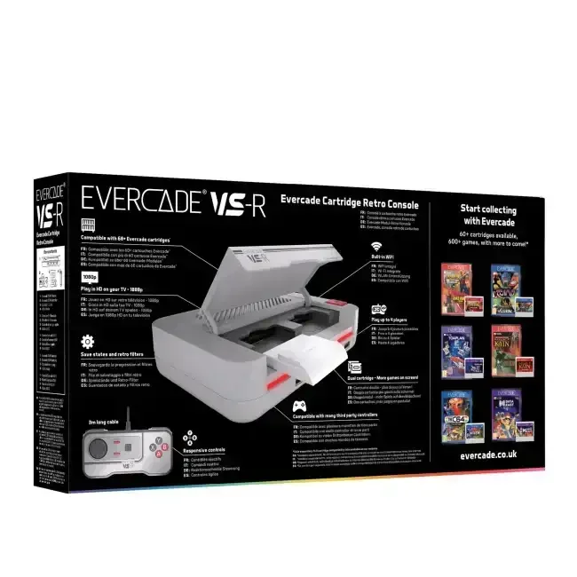 Evercade - VS-R Retro Console + NEOGEO Arcade 1 - Retro Konsola z Kontrolerem
