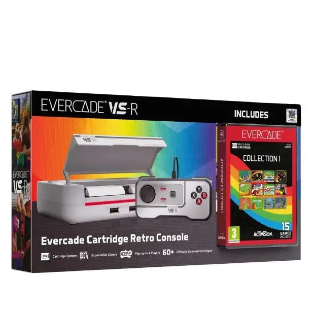 Evercade - VS-R Retro Console + Activision Collection 1 - Retro Konsola z Kontrolerem