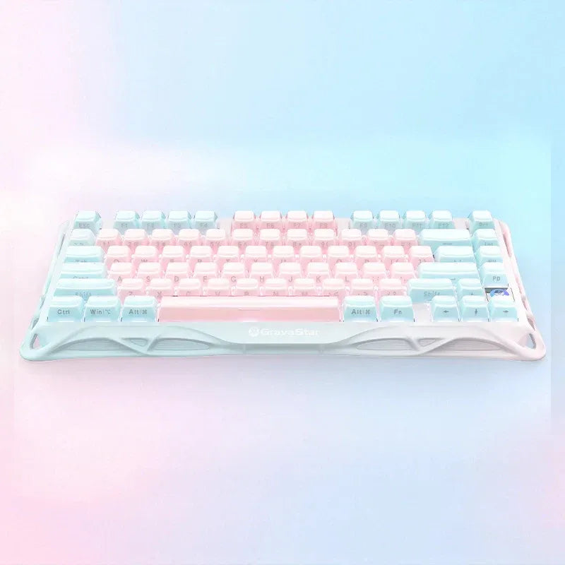 GravaStar - Mercury K1 Lite Special Edition Lumen Rose Wireless Mechanical Keyboard - Bezprzewodowa Klawiatura Mechaniczna