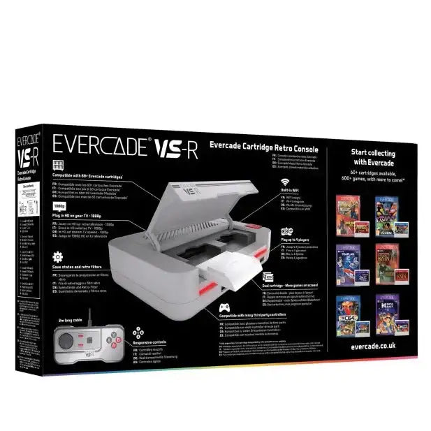 Evercade - VS-R Retro Console + Activision Collection 1 - Retro Konsola z Kontrolerem