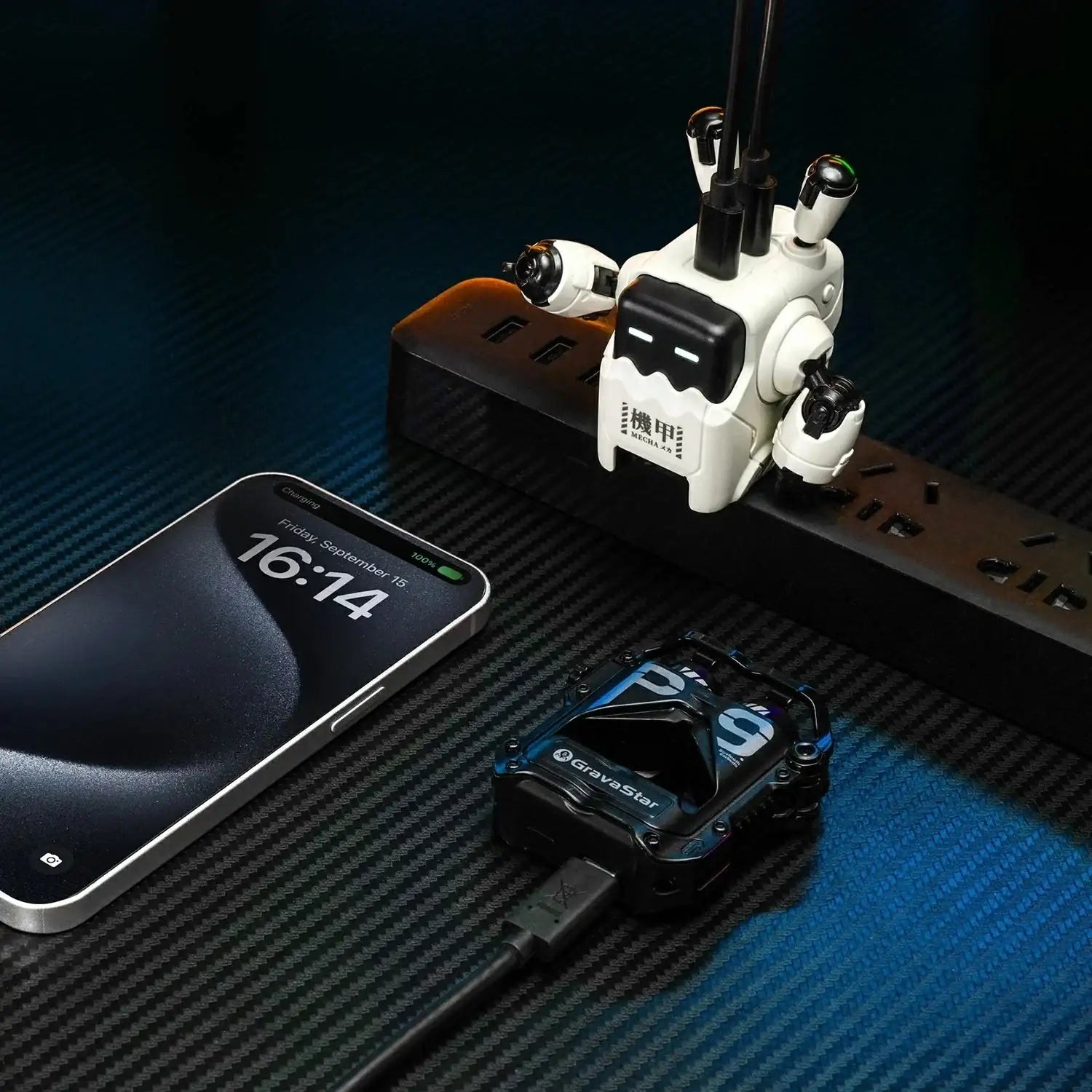 GravaStar - Delta35 35W Dawn White GaN Fast Charger - Ładowarka