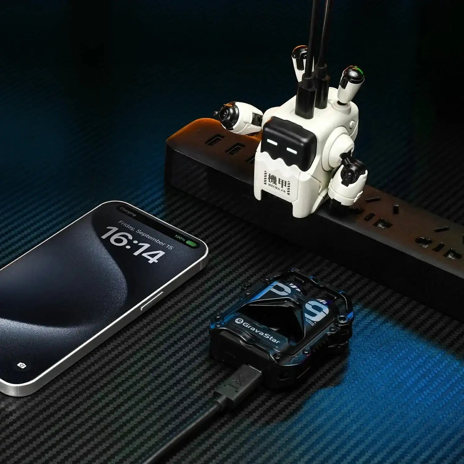 GravaStar - Delta35 35W Dawn White GaN Fast Charger - Ładowarka