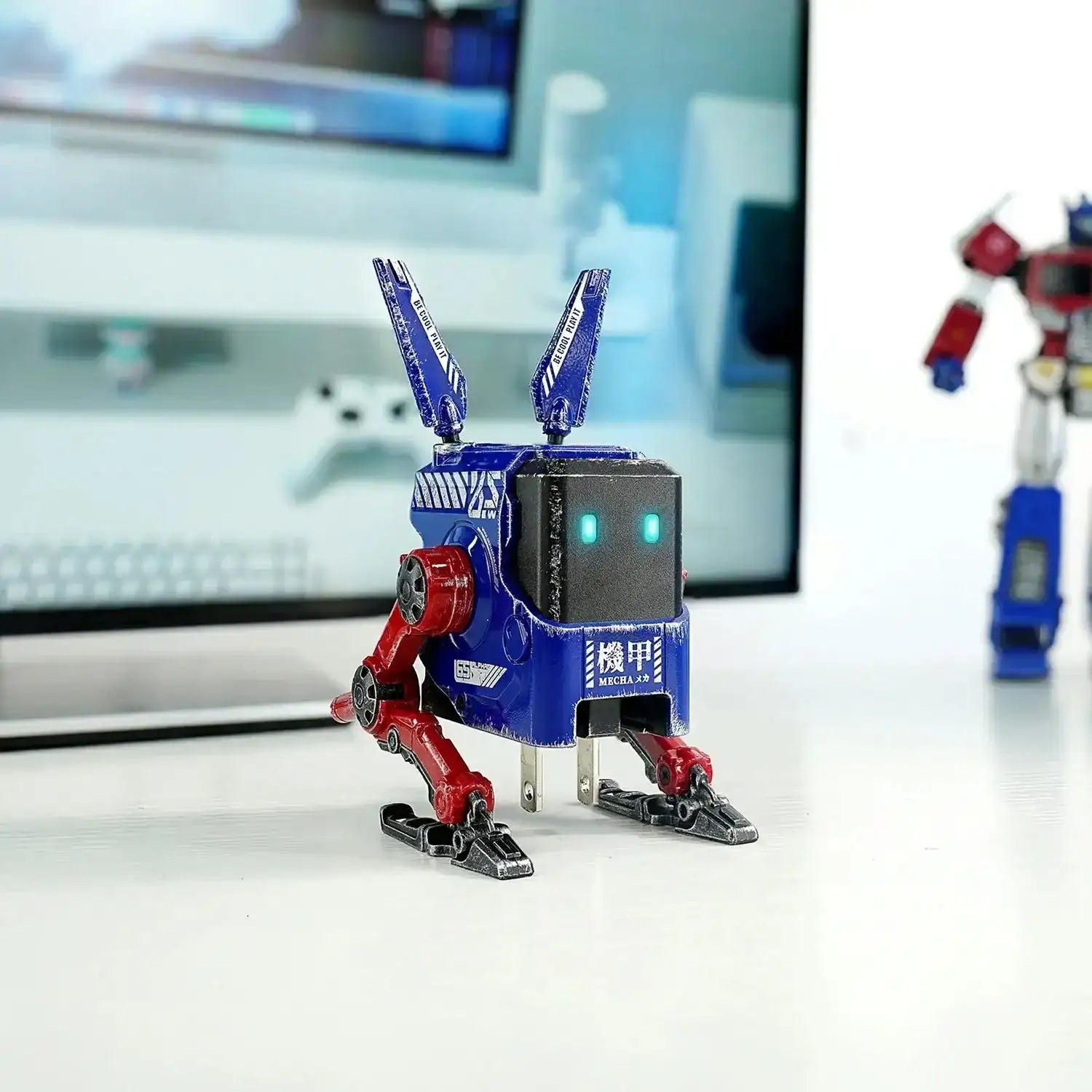 GravaStar - Alpha65 GaN 65W War Damaged Blaze Blue Wall Charger - Ładowarka