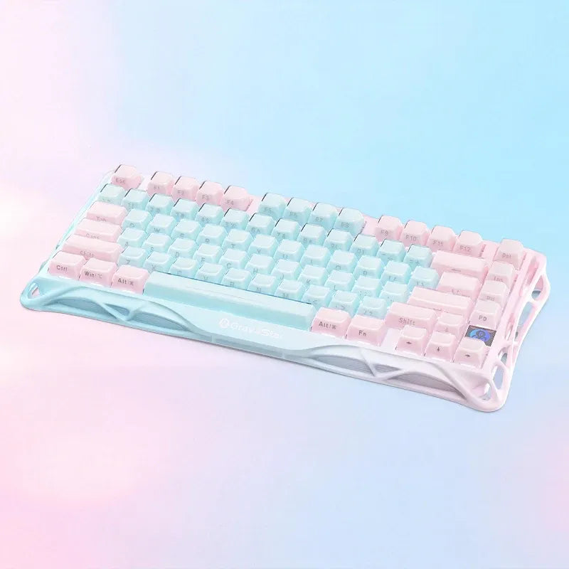 GravaStar - Mercury K1 Lite Special Edition Aurora Mist Wireless Mechanical Keyboard - Bezprzewodowa Klawiatura Mechaniczna
