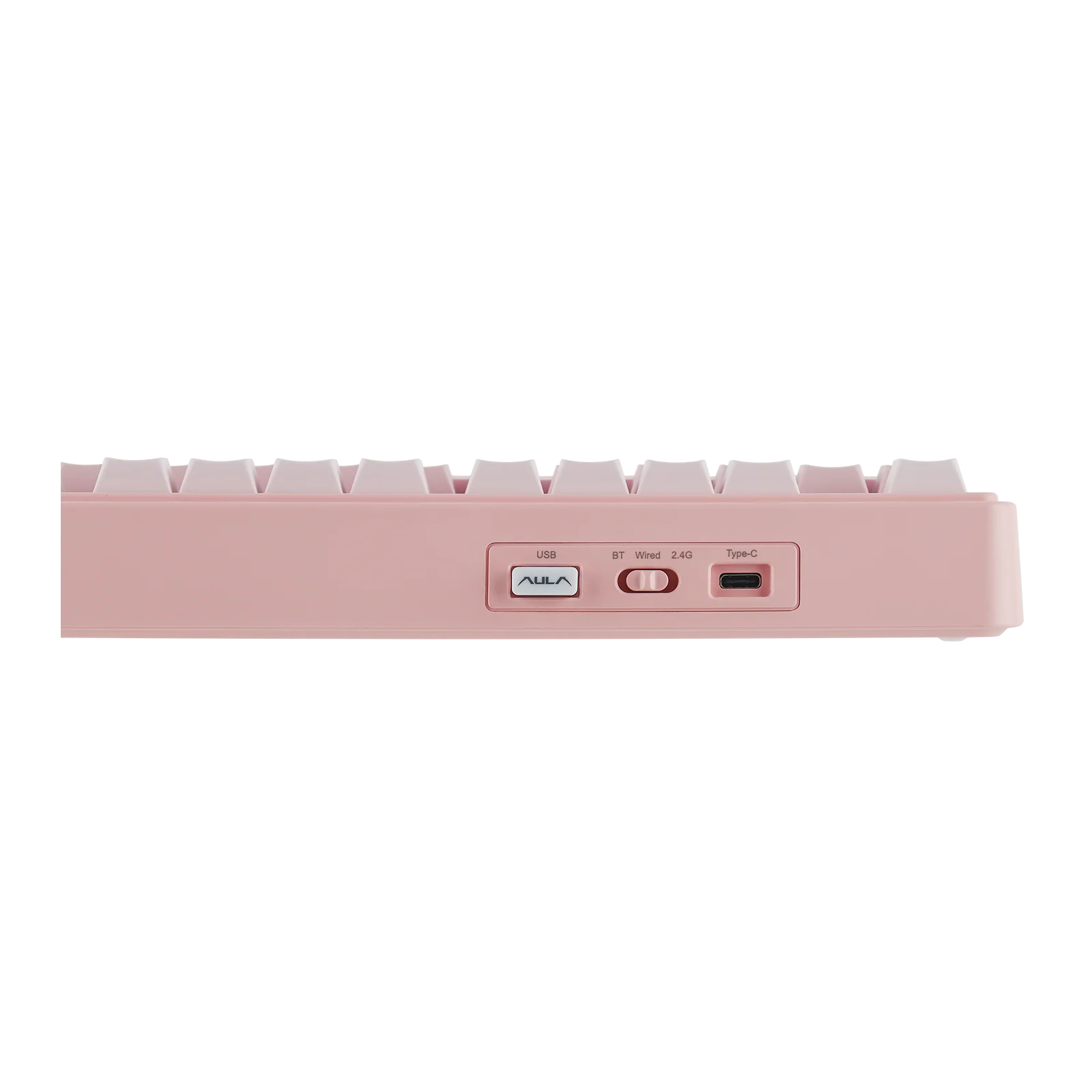 AULA - F75 Wireless Mechanical Keyboard - Bezprzewodowa Klawiatura Mechaniczna - Gradient Pink Side-Engraved