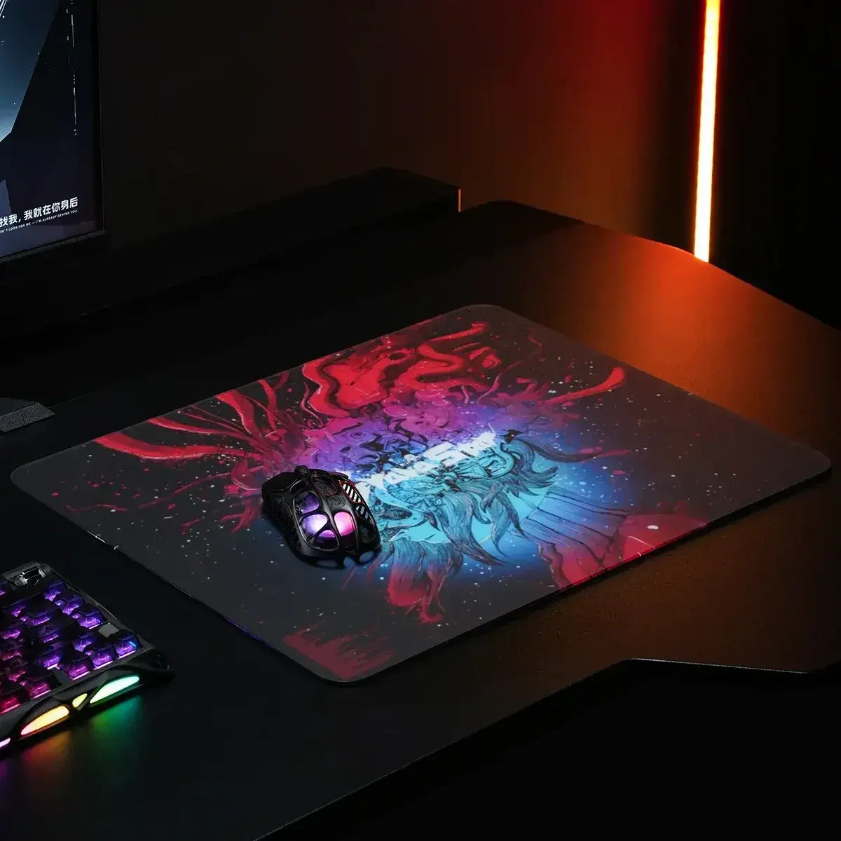 GravaStar - Mouse Pad Tempered Glass - Mata pod Myszkę 50x40 cm ze Szkła Hartowanego
