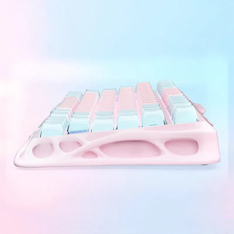 GravaStar - Mercury K1 Lite Special Edition Lumen Rose Wireless Mechanical Keyboard - Bezprzewodowa Klawiatura Mechaniczna