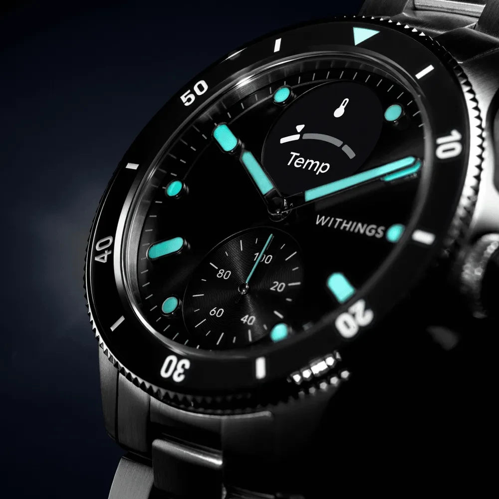 Withings - ScanWatch Nova - Elegancki Smartwatch Monitorujący Zdrowie 42 mm