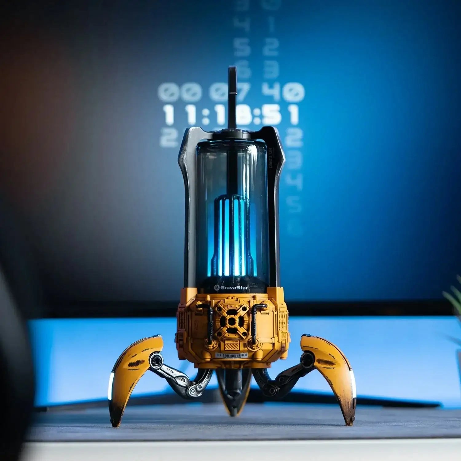 GravaStar - Supernova War Damaged Yellow Wireless Bluetooth Speaker - Bezprzewodowy Głośnik Bluetooth