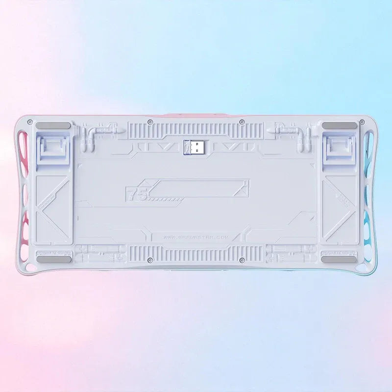 GravaStar - Mercury K1 Lite Special Edition Aurora Mist Wireless Mechanical Keyboard - Bezprzewodowa Klawiatura Mechaniczna