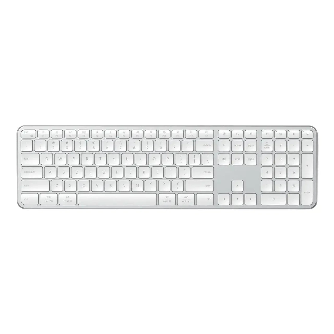 Satechi - Slim EX3 Wireless Keyboard - Pełnowymiarowa Klawiatura Bezprzewodowa Bluetooth