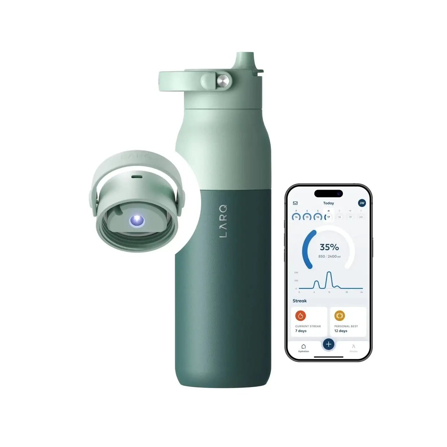 Larq - Bottle PureVis™ 2 - Samoczyszcząca Butelka Filtrująca