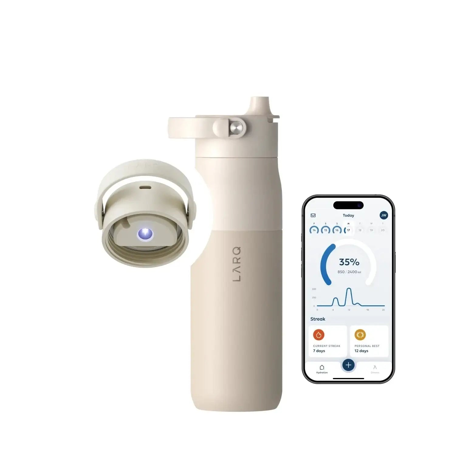 Larq - Bottle PureVis™ 2 - Samoczyszcząca Butelka Filtrująca