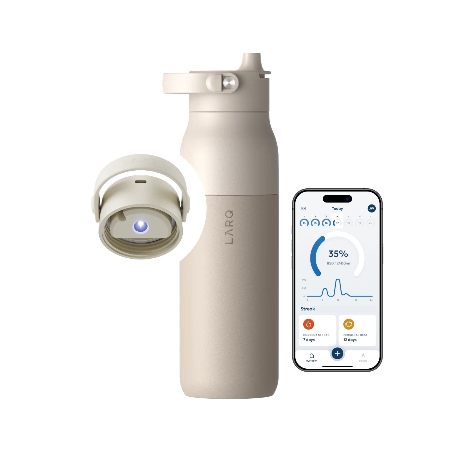 Larq - Bottle PureVis™ 2 - Samoczyszcząca Butelka Filtrująca